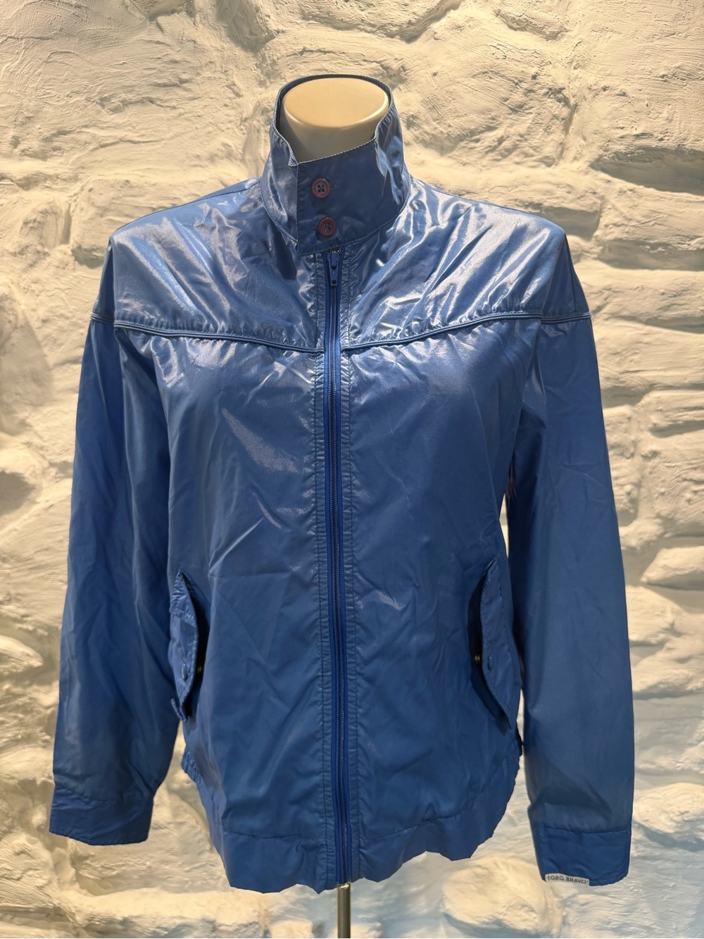 Vintage TORO Bravo Women’s Blue Nylon Jacket Size Large